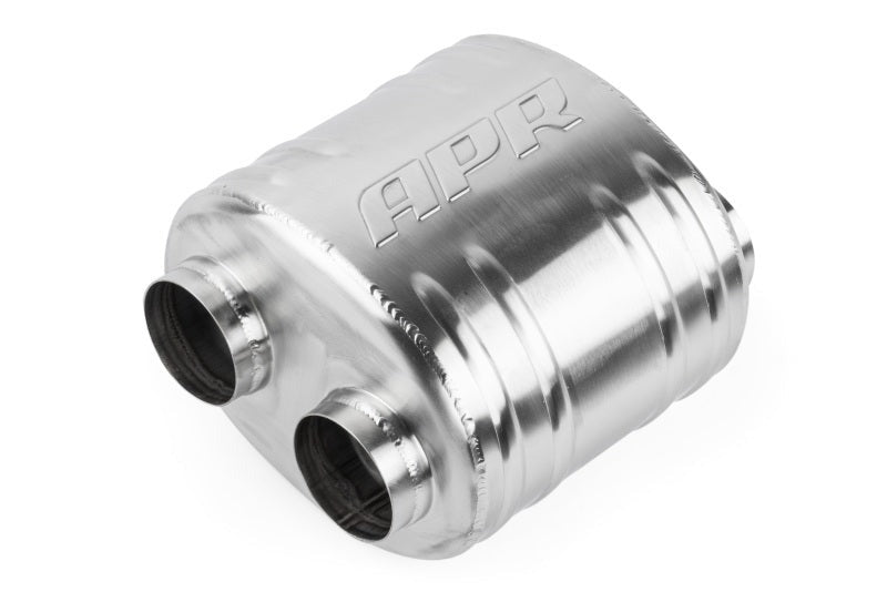 APR Premium Sound Absorption Muffler - Dual 63.5mm (2.5in) - Oval Body 220mm x 169mm x 211mm