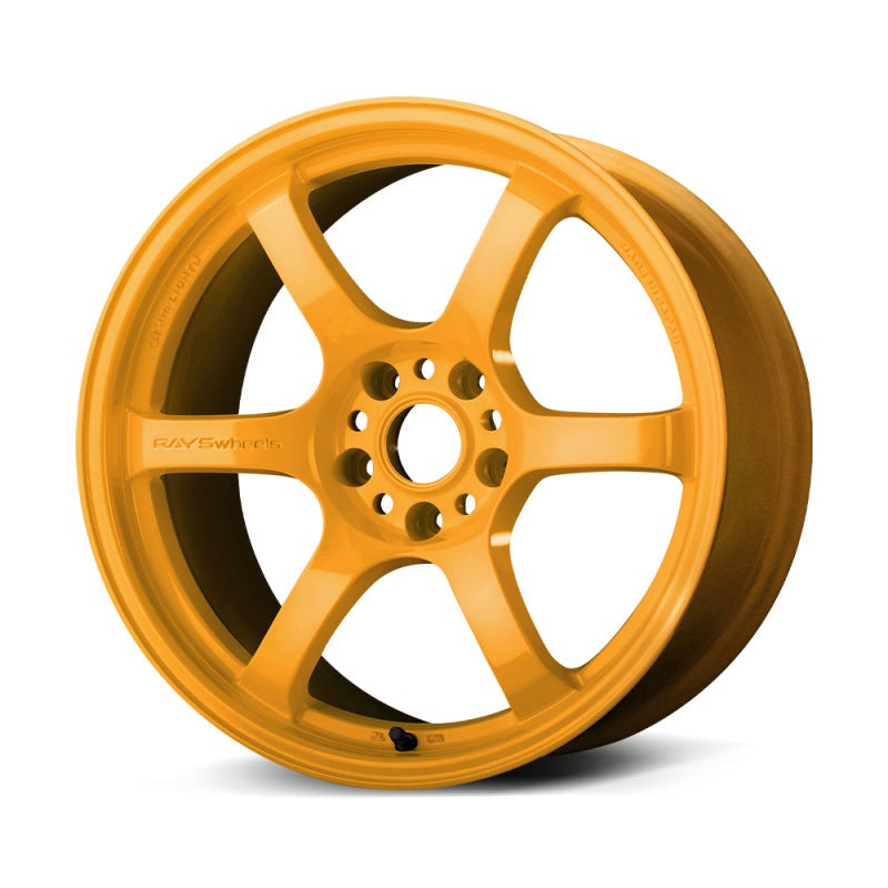 Gram Lights 57DR 18x9.5 +38 5x114.3 - Mach Yellow (Single Wheel)