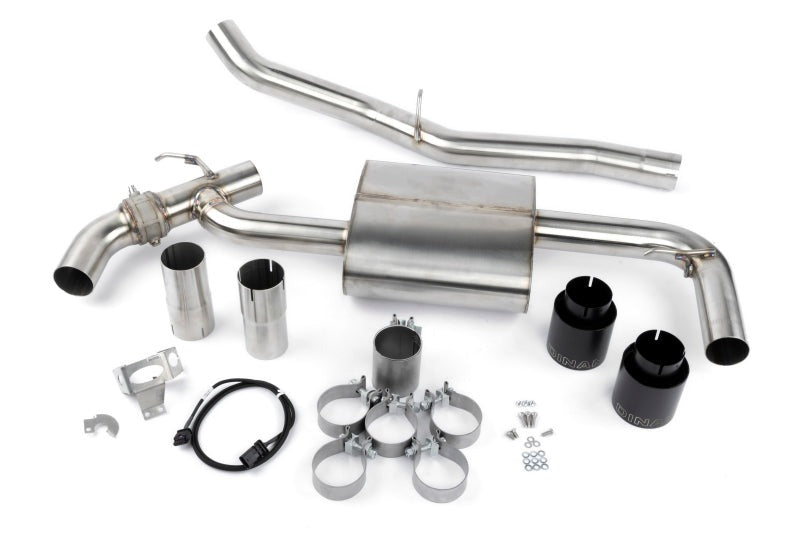 Dinan 16-23 BMW X1/X2 xDrive28i (F48/F39) Valved Axleback Exhaust System - Black Tips