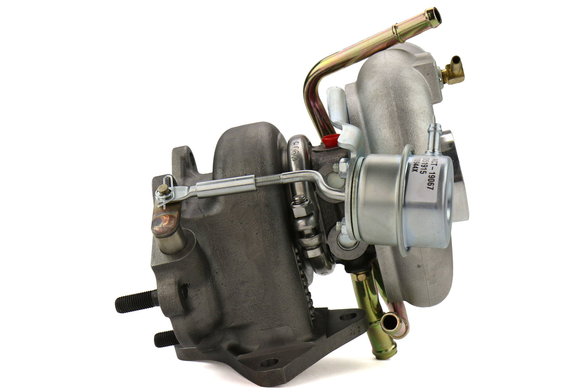 Forced Performance FP GREEN Turbocharger Subaru STI 60mm 8cm IWG w/ Oil Feed Line - 2002-2007 Subaru WRX / 2004-2021 Subaru STI