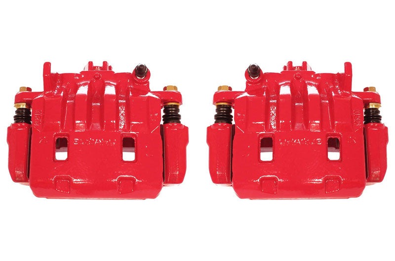 Power Stop Red Powder Coated Brake Calipers (Front Pair) - 2013-2016 Scion FR-S / 2013-2020 Subaru BRZ / 2017-2020 Toyota 86