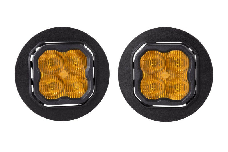 Diode Dynamics SS3 Max Type OB Fog Light Kit ABL - Yellow SAE - Universal