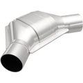 MagnaFlow California Grade CARB Compliant Direct-Fit Catalytic Converter - Universal 2.25 Angled In/Out Front CA