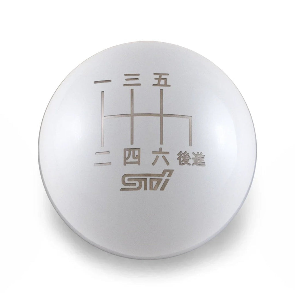 Billetworkz Weighted Shift Knob - 6 Speed STI Japanese Engraving - Subaru STI