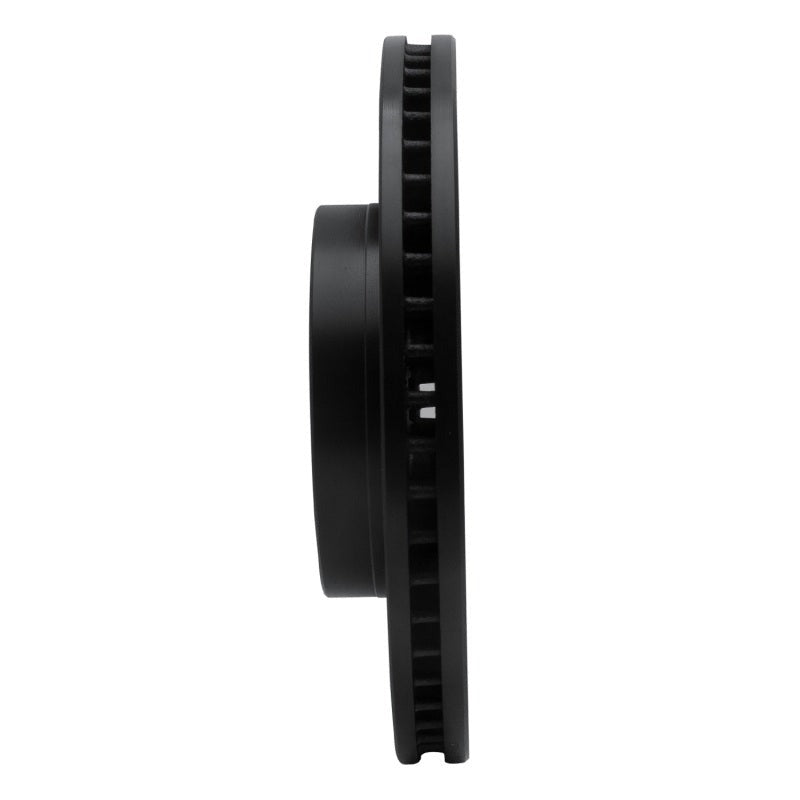 R1 Concepts Drilled & Slotted Black Front Right Brake Rotor - 2015-2019 Subaru Legacy