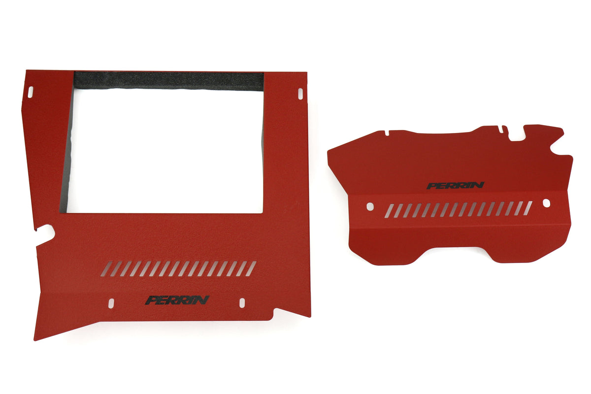 PERRIN Engine Cover Kit (Red) - 2015-2021 Subaru WRX
