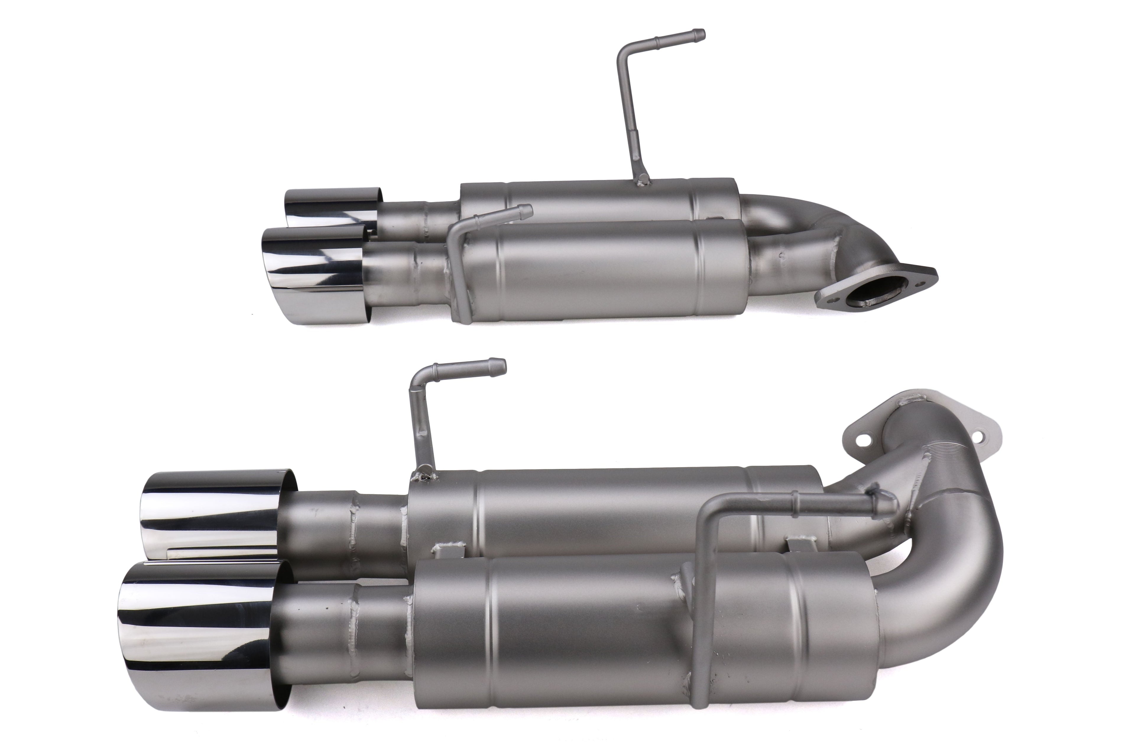 cp-e Austenite Axle Back Exhaust w/ Polished Tips - 2015-2021 Subaru WRX / STI