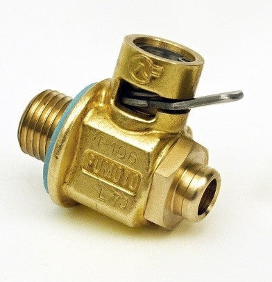 Fumoto M20-1.5 Valve W/Short Nipple and Lever Clip - Subaru EJ Models (inc. 2002-2014 WRX / STI / 1998-2010 Forester)