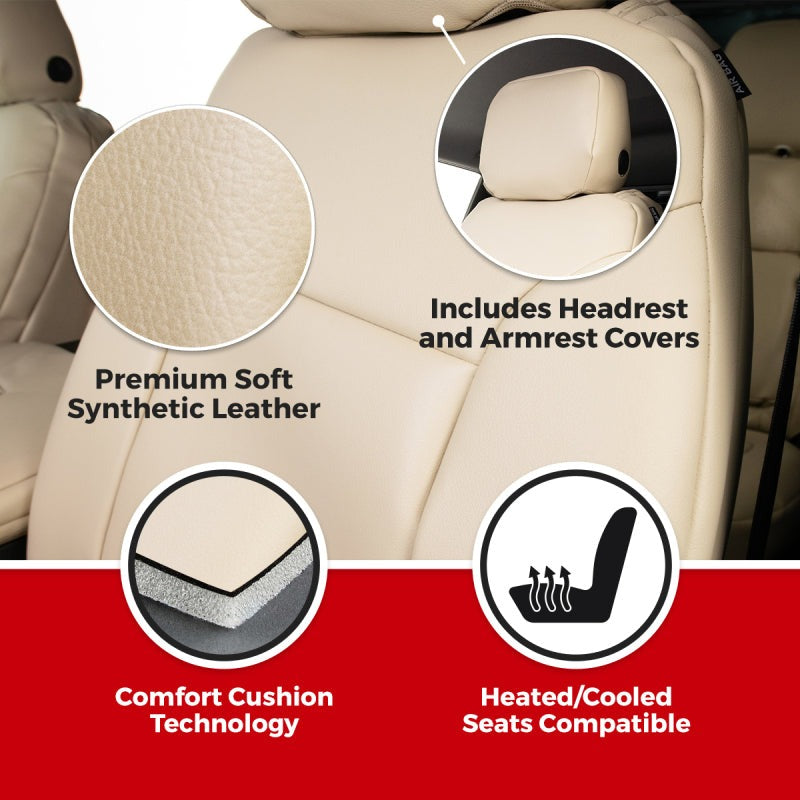 Covercraft 24-26 Toyota Grand Highlander Leatherette PrecisionFit Custom Second Row Seat Covers