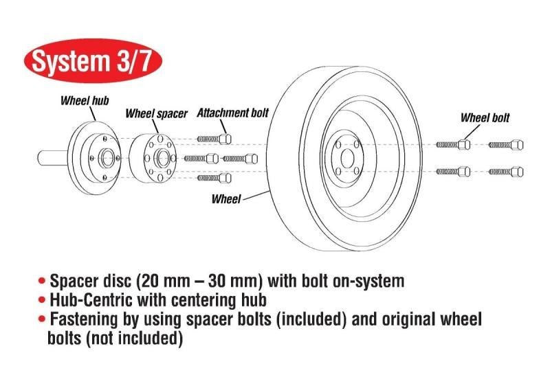 Eibach Pro-Spacer System - 5mm / 5x100 / Hub 56 - 2004-2007 Subaru WRX