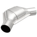 MagnaFlow Universal Catalytic Converter - 2.00in Angled In/Out Front - CARB Compliant