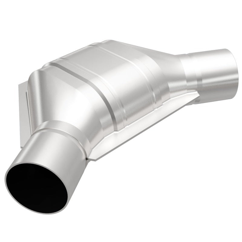 MagnaFlow Universal Catalytic Converter - 2.00in Angled In/Out Front - CARB Compliant