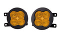 Diode Dynamics SS3 Max Type A Fog Light Kit ABL - Yellow SAE - Universal