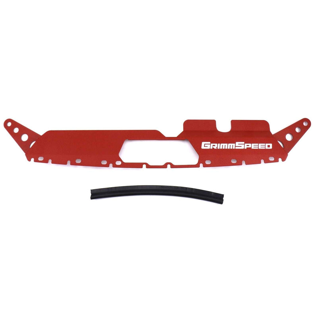 GrimmSpeed Radiator Shroud Red - 2015-2021 Subaru WRX/STI