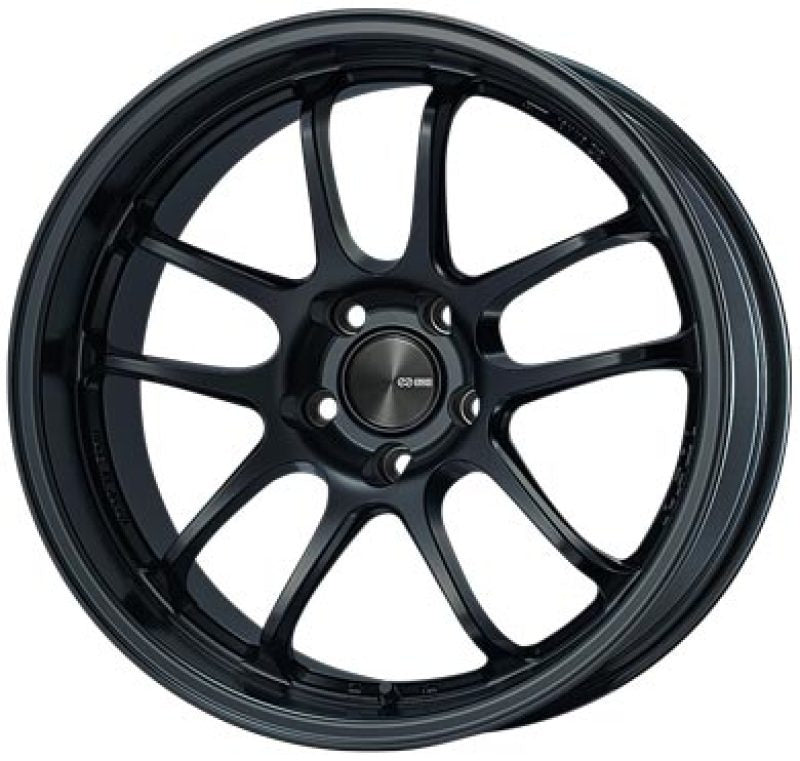 Enkei PF01EVO 17x9.5 35mm Offset 5x114.3 75mm Bore Matte Black Wheel (Special Order / No Cancel) - 2005-2007 Subaru STI