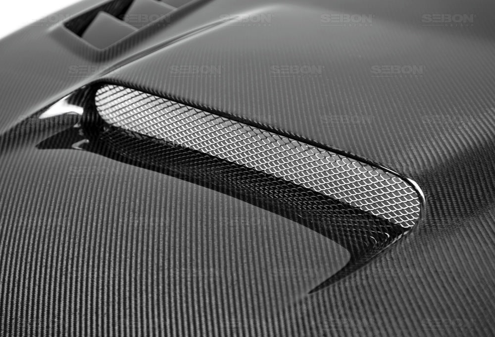 Seibon Carbon Fiber CW Style Hood - 2008-2014 Subaru WRX / STI