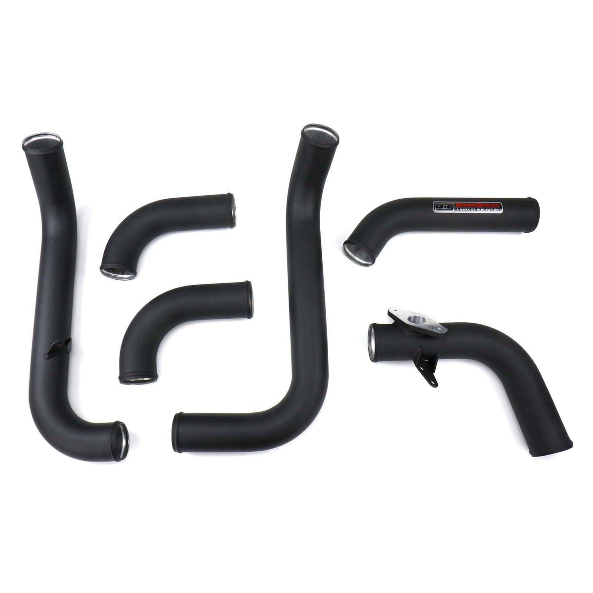 GrimmSpeed Front Mount Intercooler Piping Kit Black - 2008-2014 Subaru STI