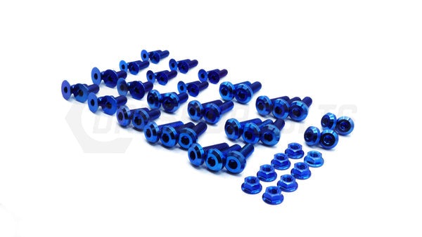 Fast Turn Fittings Titanium Hardware Door Kit (Blue) - 2022-2024 Subaru WRX