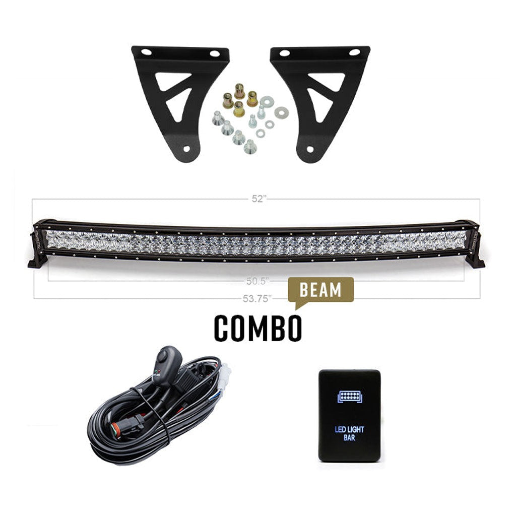 07-21 Toyota Tundra 52" Curved Light Bar Brackets or Combo Kit