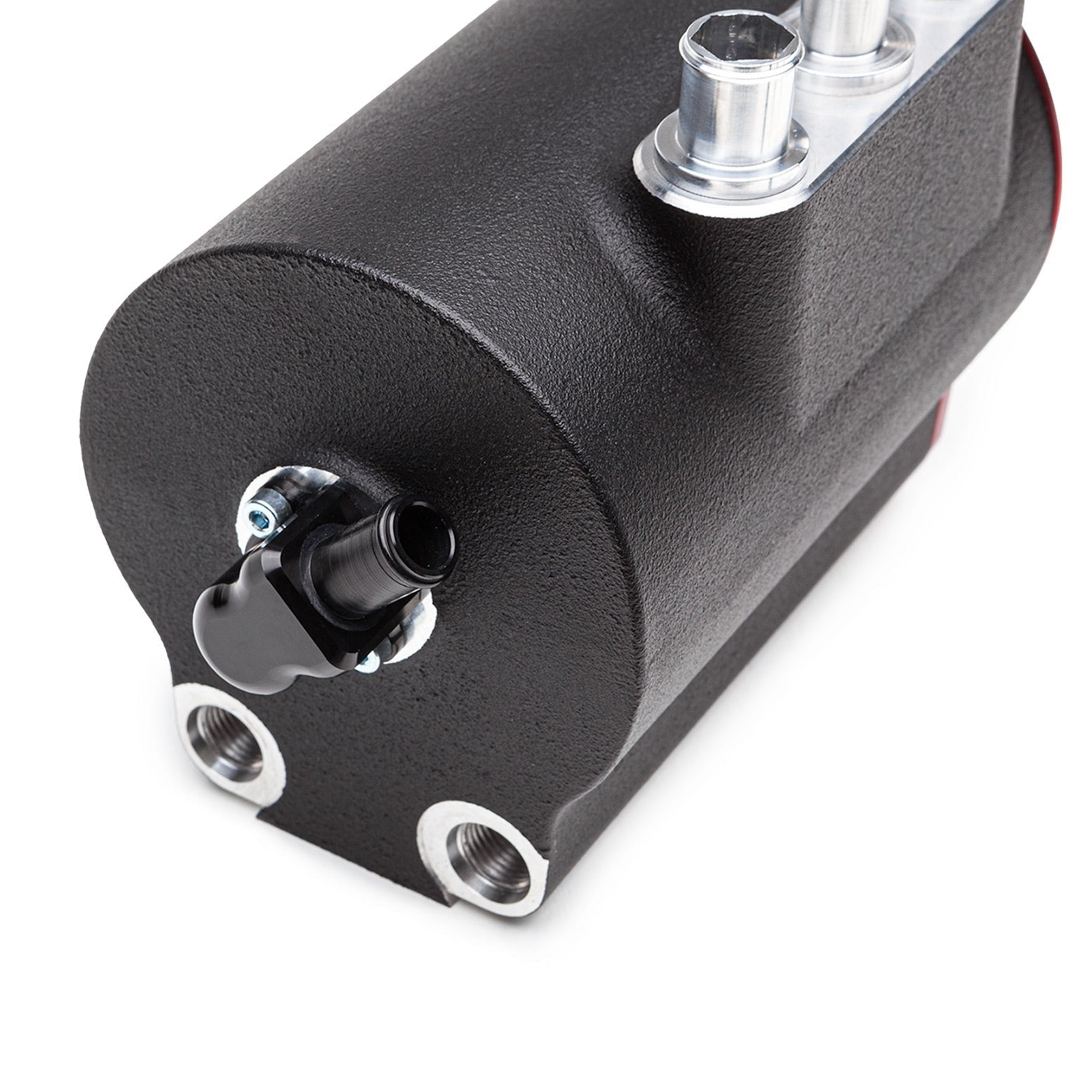 COBB Tuning Air Oil Separator Black/Red - 2002-2007 Subaru WRX / 2004-2007 STI