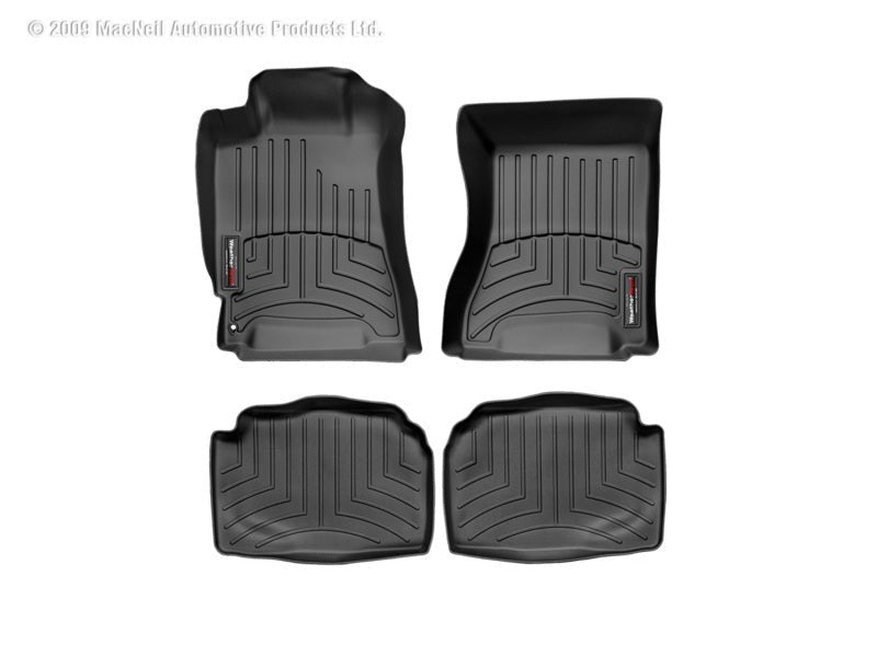 WeatherTech FloorLiner - Rear - Black - 2015-2019 Subaru Outback