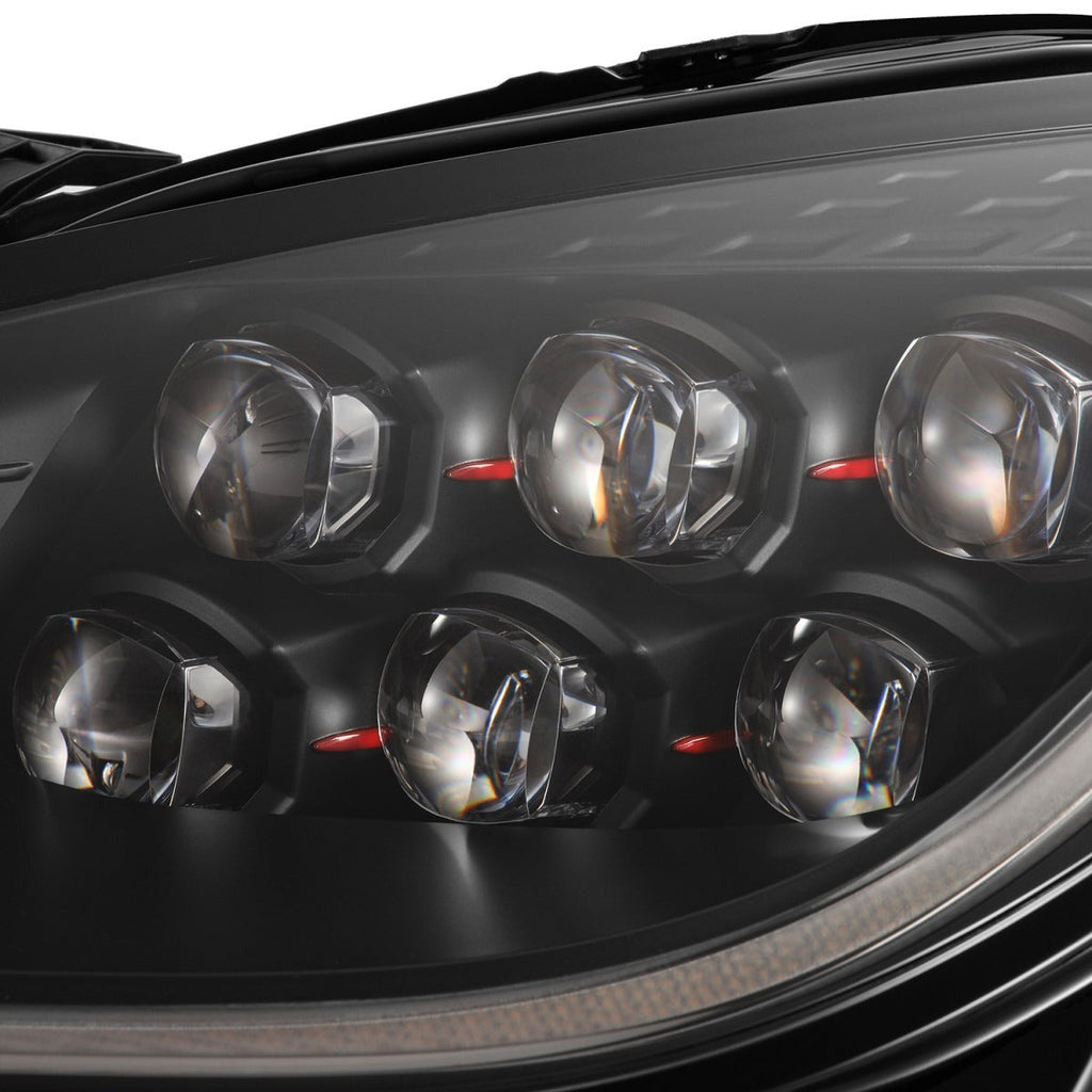 Alpharex Nova Series LED Projector Headlights - Black - Activation Light w/ Sequential Signal / Switchback DRL - 2022-2024 Toyota GR86 / Subaru BRZ