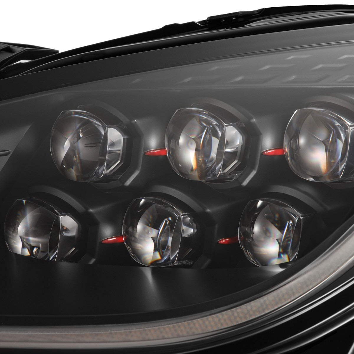Alpharex Nova Series LED Projector Headlights - Black - Activation Light w/ Sequential Signal / Switchback DRL - 2022-2024 Toyota GR86 / Subaru BRZ