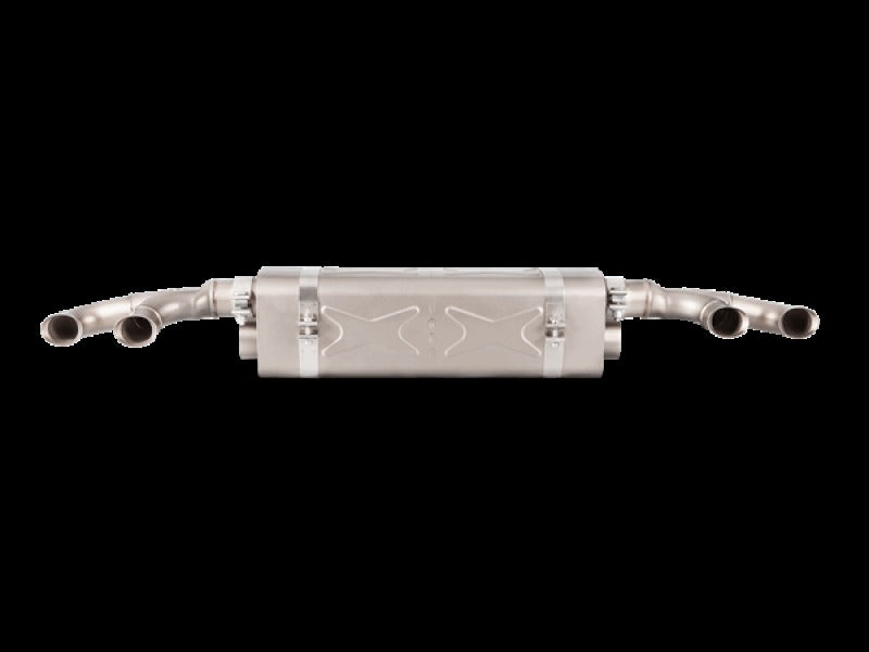 Akrapovic Slip-On Line Titanium (Requires Tips/Diffuser) for 2016-2017 Porsche 911 Turbo/Turbo S (991.2) - S-PO/TI/6H