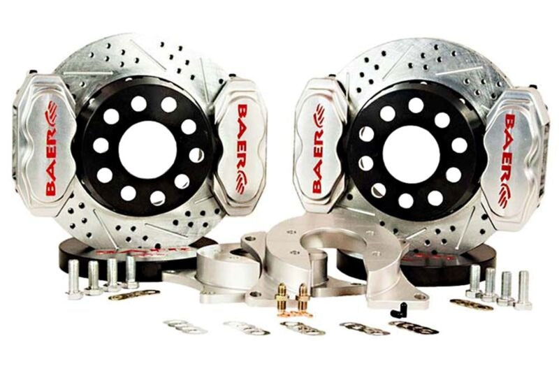Baer Brakes Rear Ends w/ Ford 9in SB HE 11in SS4+ Dual Deep Stage Rear SDZ Brake Kit - Clear