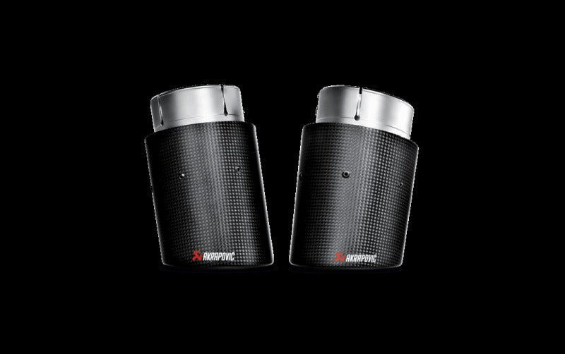 Akrapovic Evolution Line Cat Back Stainless Steel with Carbon Tips (Req. Link Pipe) for 2016-2017 BMW M140i (F F21) - MTP-BM/SS/3H