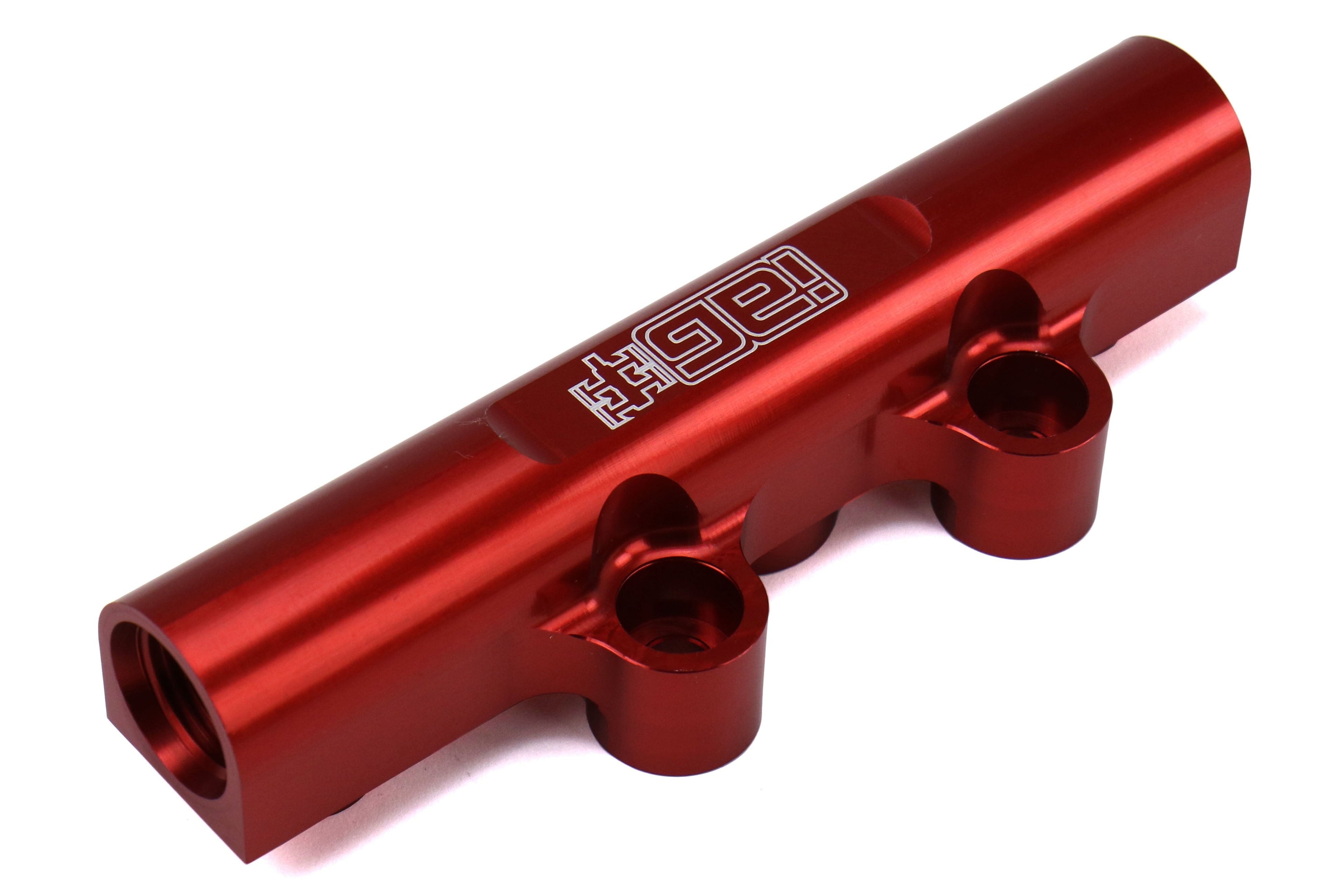 IAG V3 Top Feed Fuel Rails Red - Subaru Models (inc. 2002-2014 WRX / 2007+ STI)