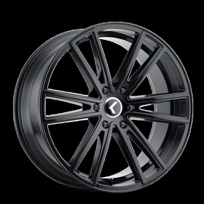Kraze KR190 Lusso 22x8.5 5x112 +38 Offset Gloss Black Wheel