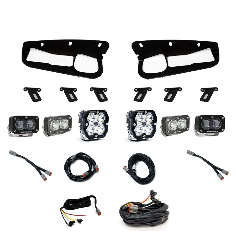 Baja Designs 21-25 Ford Bronco Squadron 2.0 Sport (Spot) / S2 SAE / S2 Sport D/C Steel Bmpr w/UP