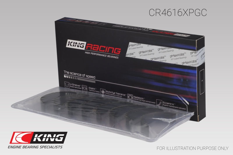 King Engine Bearings Connecting Rod Bearing Set - Size +0.05mm - 2013-2021 Scion FR-S / Subaru BRZ / Toyota 86