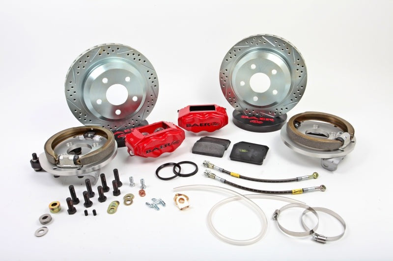 Baer Brakes 67-69 Pontiac Firebird 12in SS4 Rear SDZ Brake Kit - Hugger Orange