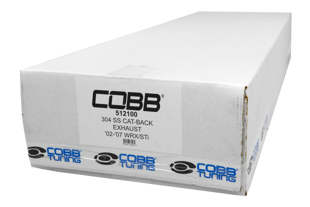 COBB Tuning Cat Back Exhaust Stainless Steel - 2002-2007 Subaru WRX/STI