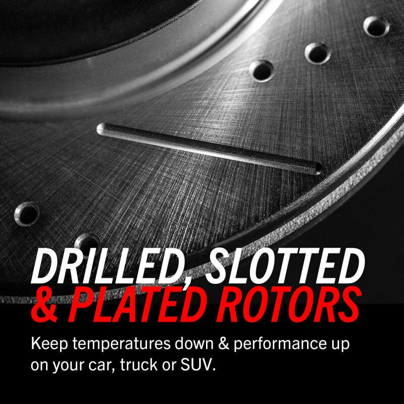 Power Stop Evolution Drilled & Slotted Rotors - Front - 2019-2021 Subaru Forester