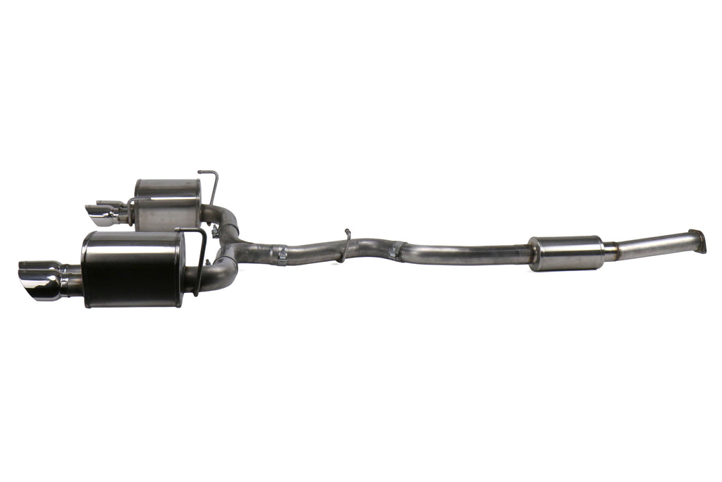 Corsa Sport Cat Back Exhaust - Polished Quad 3.5in Tips - 2015-2021 Subaru WRX