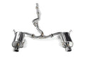 Invidia Q300 Cat Back Exhaust - Rolled Stainless Steel Tips - 2008-2010 Subaru WRX Sedan / 2009-2014 Forester XT