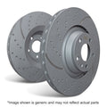 EBC GD Sport Rotor - Rear - 2013-2020 Subaru BRZ 2.0 (Solid Rear Rotors)