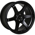 Enkei T6S Black 18x8.5 +35 5x114.3 (Single Wheel) - 2015-2024 Subaru WRX / 2015-2021 STI / 2019-2023 Forester
