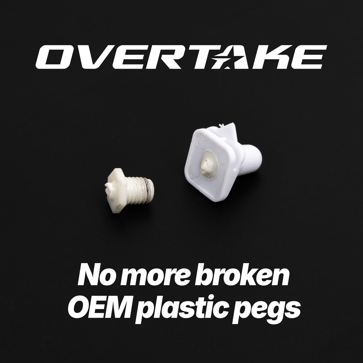 OVERTAKE Stainless Steel Tail Light Pegs - Subaru 2022-2026 WRX