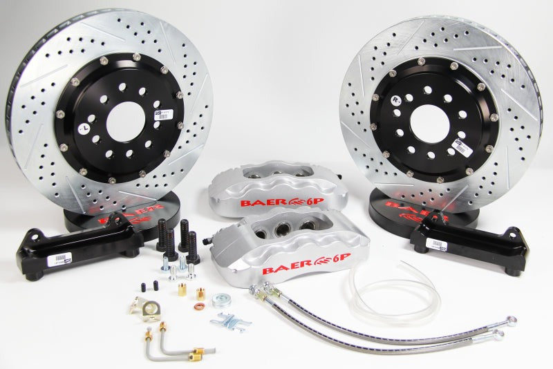 Baer Brakes 03-06 Ford Crown Victoria 14in Pro+ Front Brake Kit-Silver-