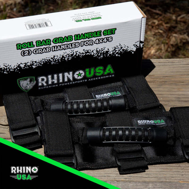 Rhino USA Heavy-Duty Roll Bar Grab Handles