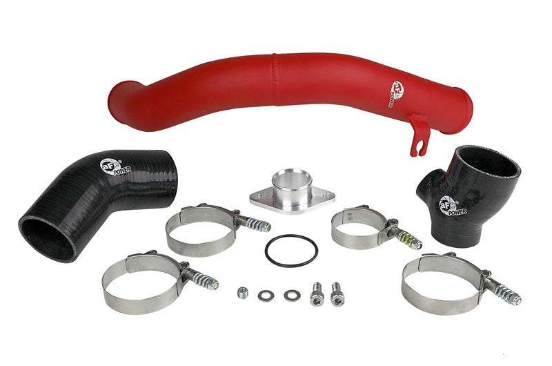 aFe BladeRunner 2.5in Aluminum Hot Side Charge Pipe 15-20 Subaru WRX 2.0T - Red