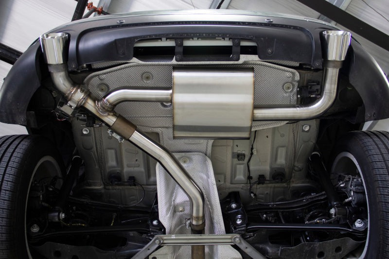 Dinan 17-24 Mini Cooper Clubman/Countryman S (F54/F60) Valved Axleback Exhaust - Black Tips