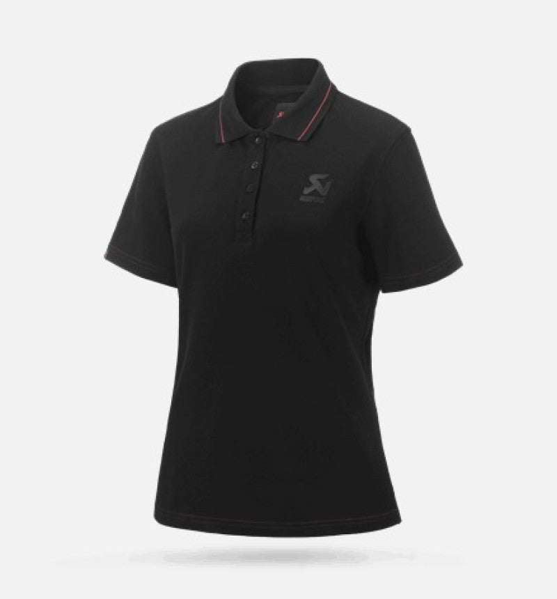 Akrapovic Corpo Polo Black Womens - XS - 802137