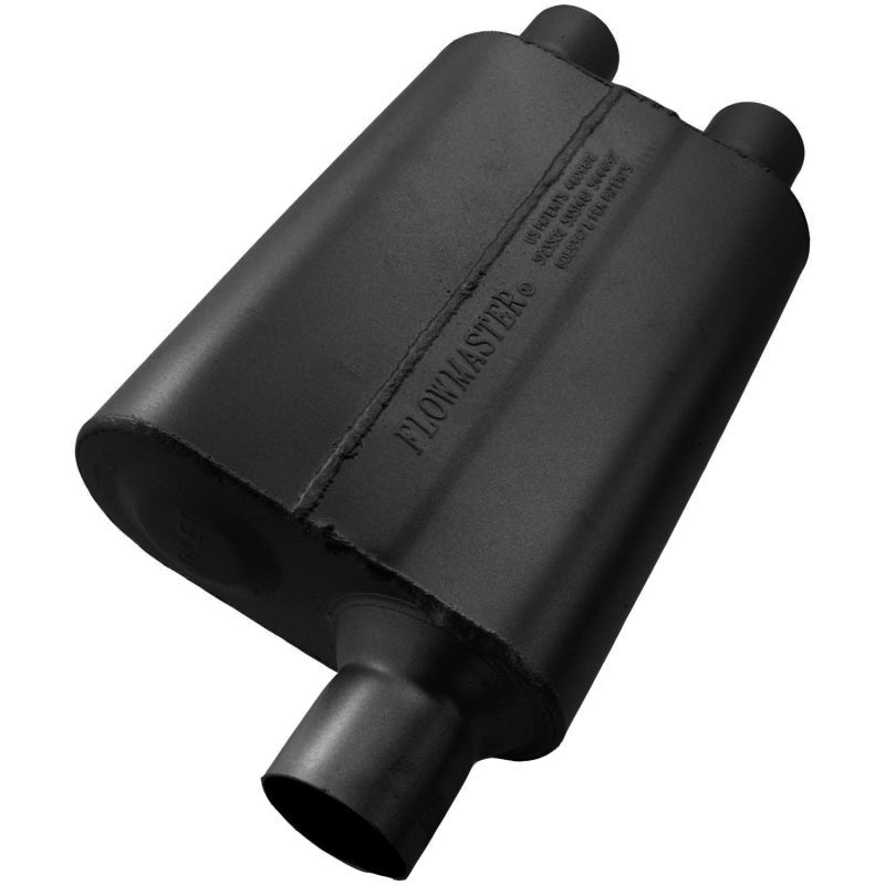 Flowmaster 40 Series Delta Flow 2.5-Inch Offset Inlet / Dual 2.25-Inch Outlets Muffler - 9425432