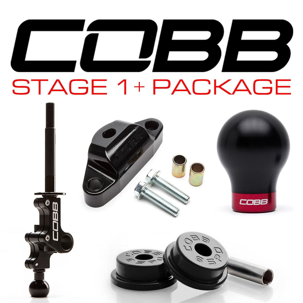 Cobb Subaru STi 6MT Stage 1+ Drivetrain Package w / Red Weighted Shift Knob - 2004-2021 Subaru STI 6MT