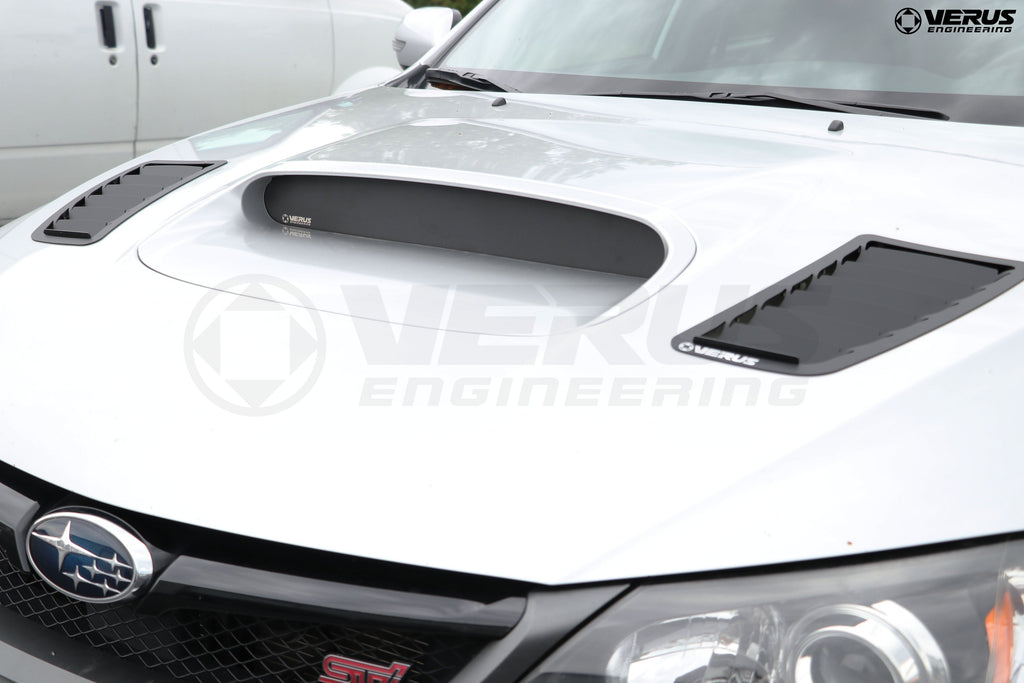 Verus Engineering OEM Hood Scoop Block-Off Kit - 2008-2014 Subaru WRX / STI